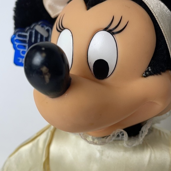Vintage Formal Dress Minnie Mouse Rubber Face by Applause - Picture 4 of 16